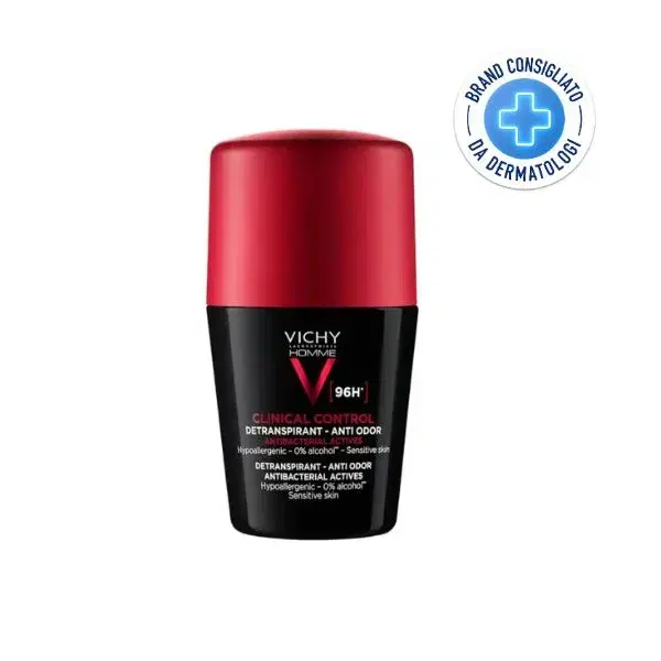 Vichy Homme Deodorante Clinical Control 96H Roll-On 50 ml