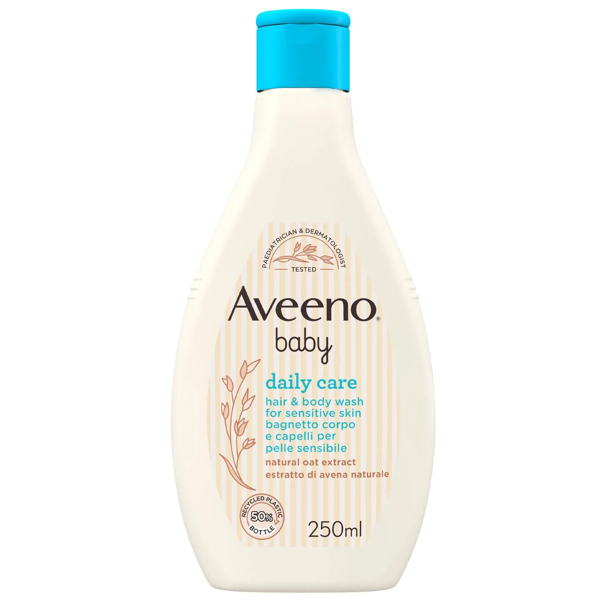 Aveeno Baby, Daily Care Bagnetto Corpo e Capelli per Pelli Delicate 250 ml