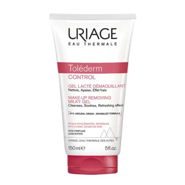 Uriage Tolederm Control Gel Demaquillage Latte Struccante 150 ml