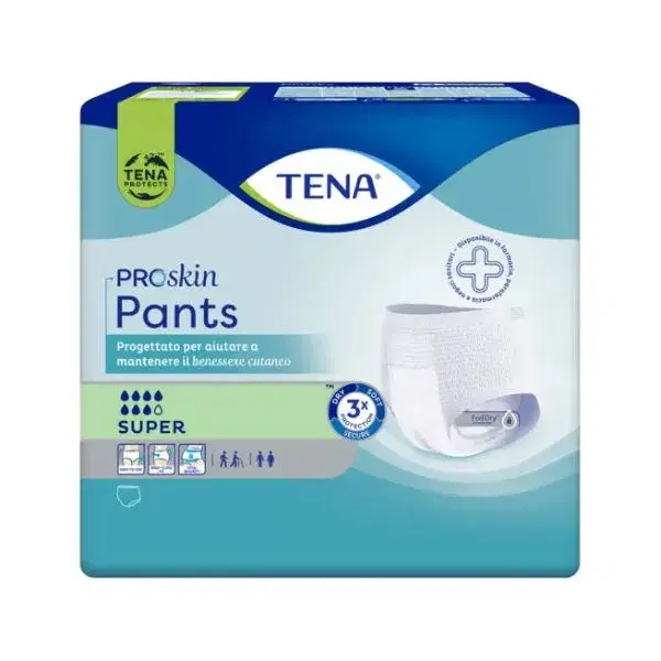 Tena Pants Super Pannoloni Mutandine Assorbenti Taglia XL 12 Pezzi