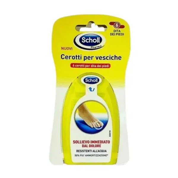 Scholl Cerotto Vesciche Per Le Dita Del Piede 6 Pezzi