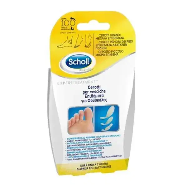 Dr.Scholl Cerotti Vesciche Per Piedi Misure Miste 6 Pezzi