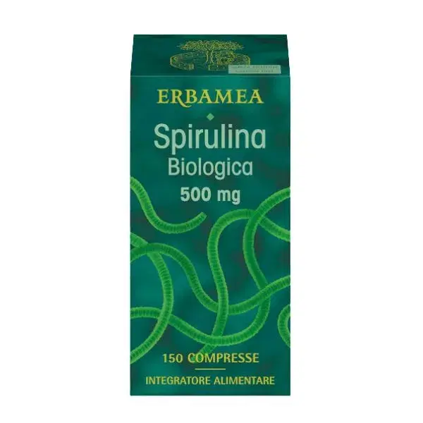Erbamea Spirulina Biologica Integratore Alimentare 150 Compresse