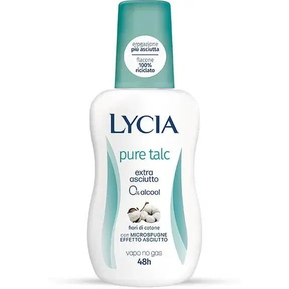 Lycia Pure Talc Deodorante Vapo Anti Odore 48h Extra Asciutto 75 ml