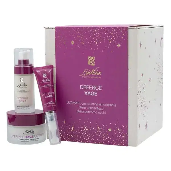 Bionike Kit Defence Xage Crema Viso Antiage + Siero + Contorno Occhi