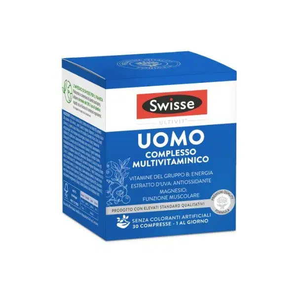 Swisse Uomo Complesso Multivitaminico Integratore Alimentare 30 compresse