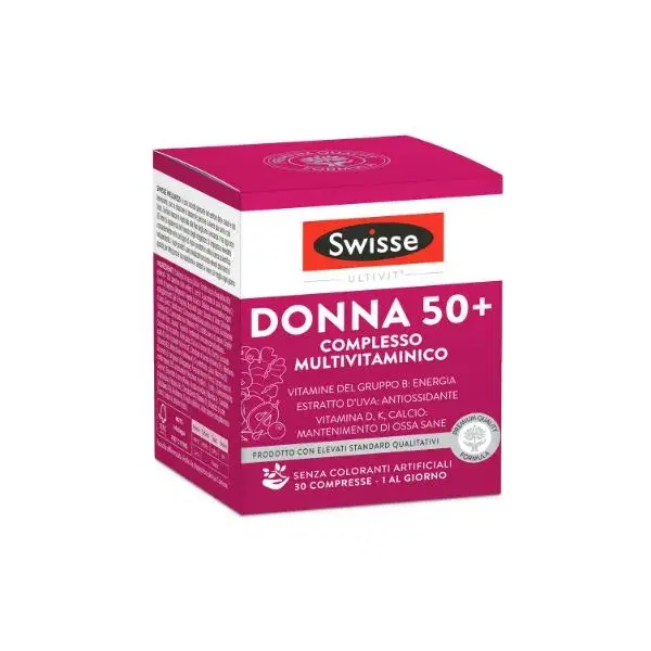 Swisse Multivitaminico Donna50+ Integratore Alimentare 30 compresse