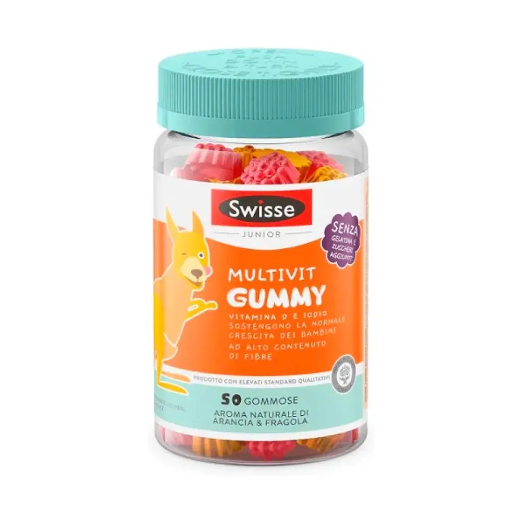 Swisse Junior Multivit Gummy Integratore di Vitamine 50 Gommose