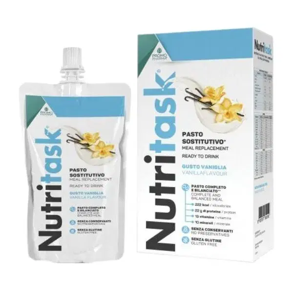 Nutritask Pasto Sostitutivo Gusto Vaniglia Senza Glutine 440 g