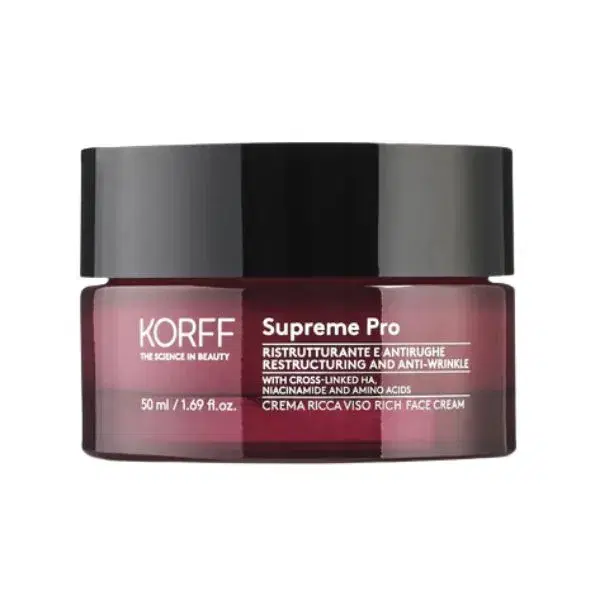 Korff Supreme Pro Crema Ricca Viso Ristrutturante Antiage Per Pelle Secca 50 ml