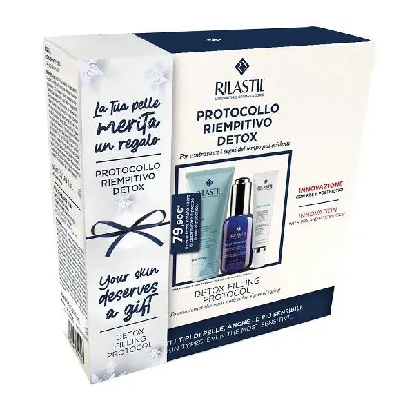 Rilastil Multirepair Protocollo Riempitivo Detox Crema + Siero + Detergente