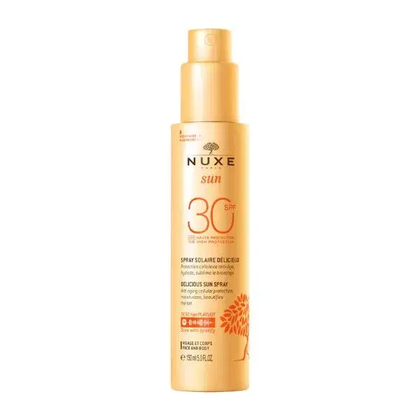 Nuxe Sun Spray Solare Viso e Corpo Protezione Anti-età SPF30 150 ml