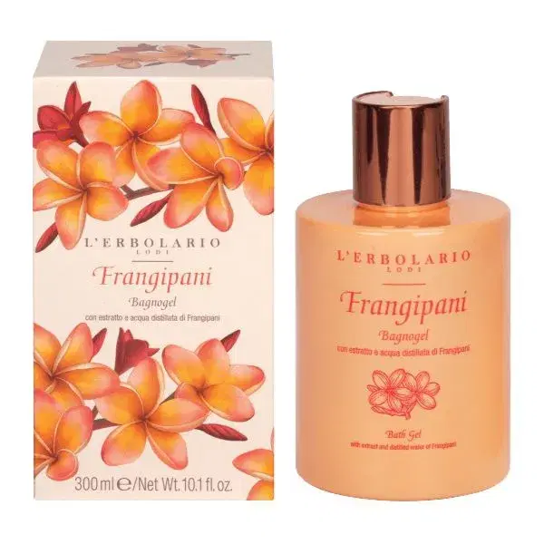 L'Erbolario Frangipani Bagnogel Detergente Profumato 300 ml