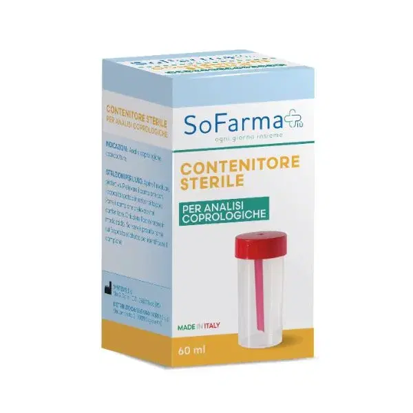 Sofarmapiu' Raccoglitore Feci Sterile per Analisi Cropologiche 60 ml