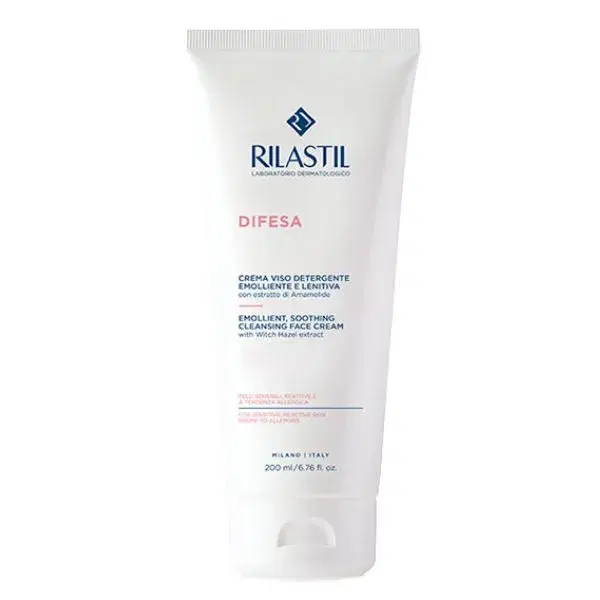 Rilastil Difesa Crema Viso Detergente Emolliente Lenitiva 200 ml