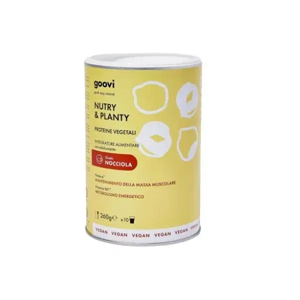 Goovi Nutry & Planty Proteine Vegetali Gusto Nocciola 260 g