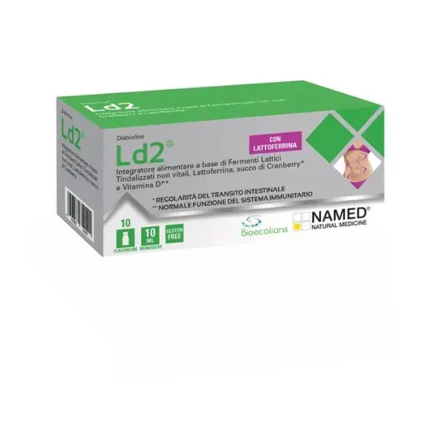 Named Disbioline Ld2 Integratore Con Lattoferrina 10 Flaconcini Da 10 ml