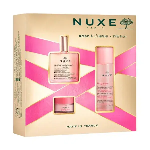 Nuxe Cofanetto Gli Iconici Floral Huile Prodigieuse + Acqua Micellare + Labbra