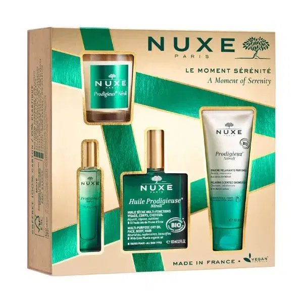 Nuxe Cofanetto Huile Prodigieuse Néroli Olio+Profumo+Gel Doccia+Candela