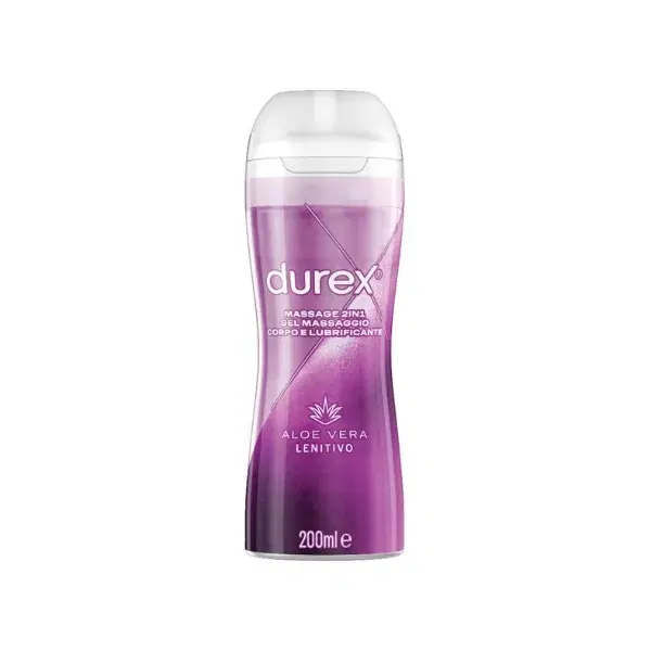 Durex Gel Massage Corpo e Lubrificante 2 in 1 con Aloe Vera 200 ml