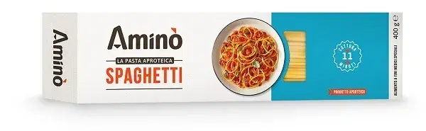 Amino Spaghetti Aprotinati Senza Glutine per Diete Speciali 400 g