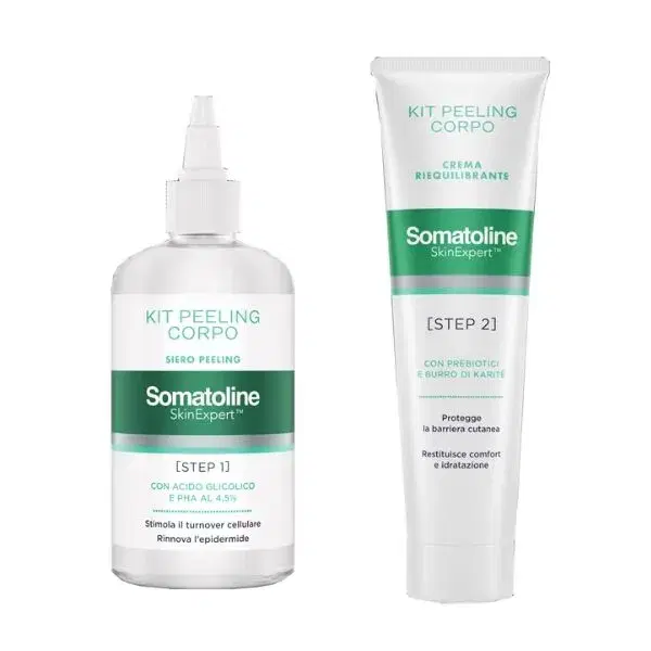 Somatoline Kit Peeling Corpo Siero Peeling 200 ml + Crema Riequilibrante 100 ml