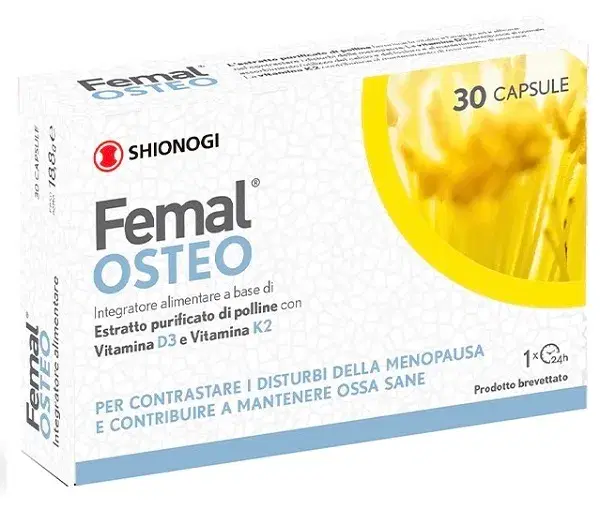 Femal Osteo Integratore per le Salute Ossea 30 capsule