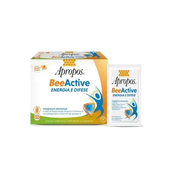 Apropos Beeactive Integratore Energia e Difese 12 Bustine