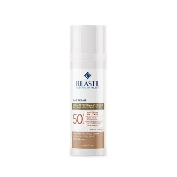 Rilastil Sun Spf50+ Age Repair Crema Protettiva Antirughe Colorata 50 ml