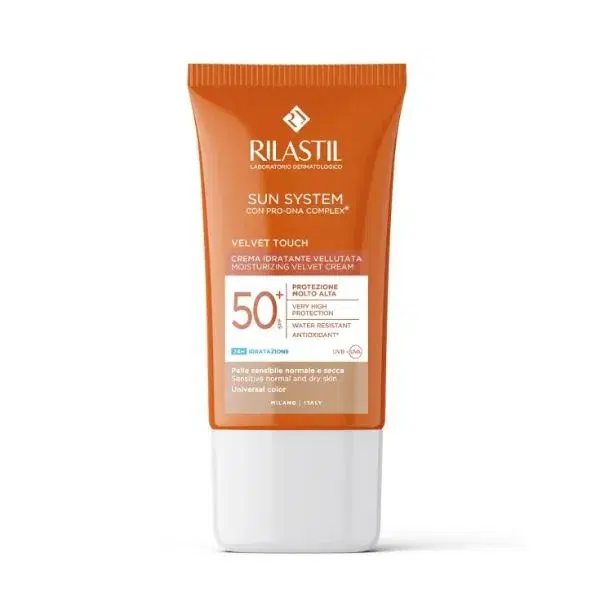Rilastil Sun Spf50+ Velvet Touch Crema Idratante Vellutata Colorata 50 ml