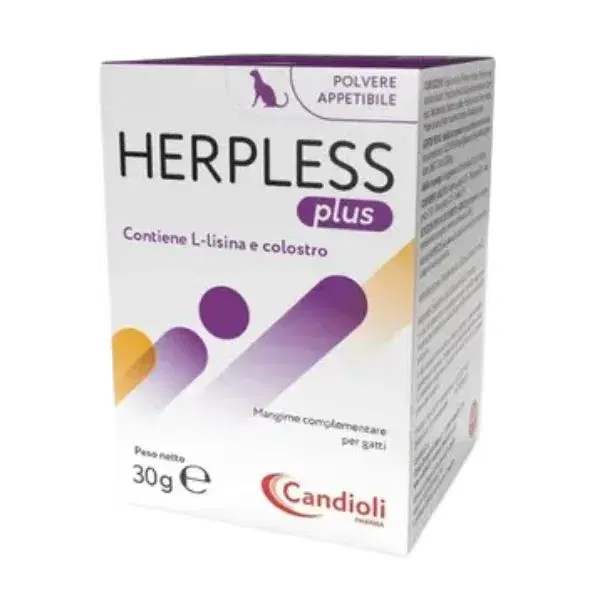 Candioli Linea Animali Domestici Herpless Plus Polvere Gatti 30 g
