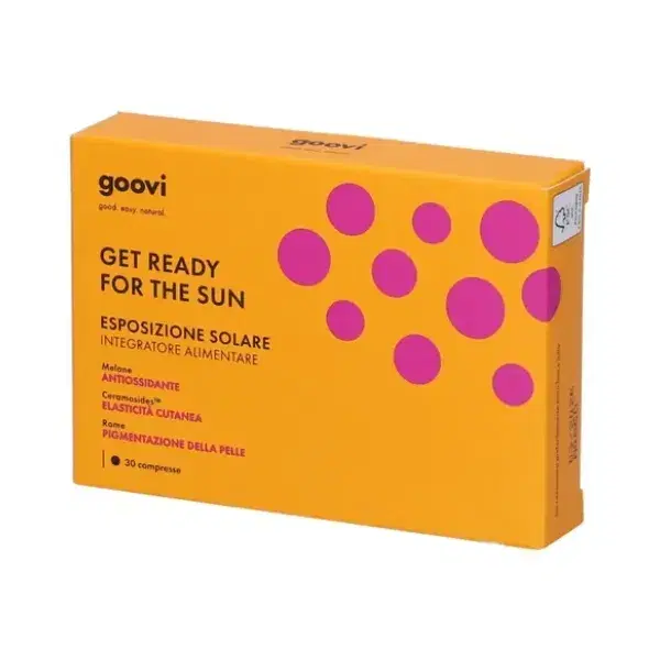 Goovi Get Ready for the Sun Integratore per Esposizione Solare 30 Compresse