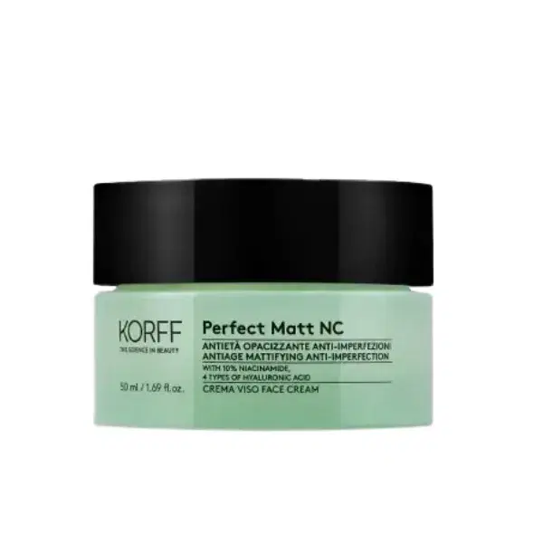 Korff Perfect Matt NC Crema Viso Antietà Opacizzante Anti-Imperfezioni 50 ml