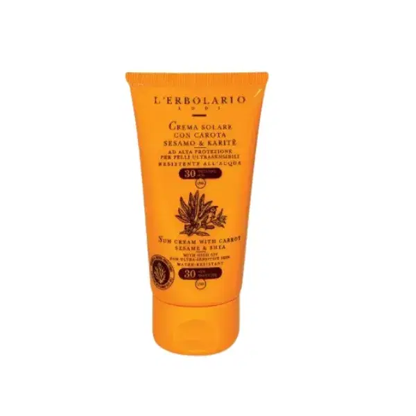 L'erbolario Crema Solare Carota Sesamo Karité Spf30 75 ml