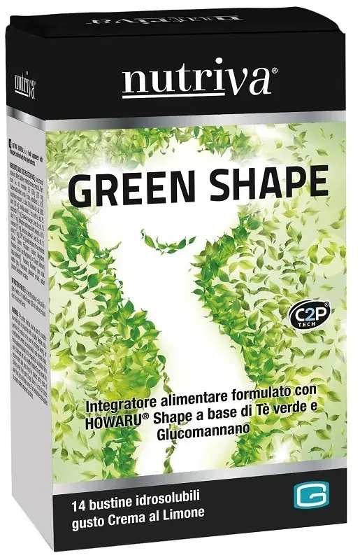 Nutriva Green Shape Integratore per il Controllo del Peso 14 Bustine