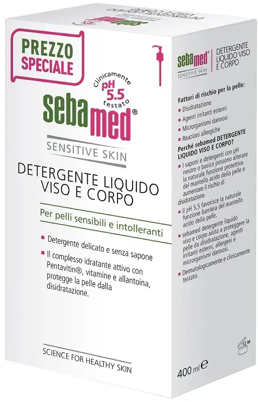Sebamed Detergente Viso Corpo 400 ml