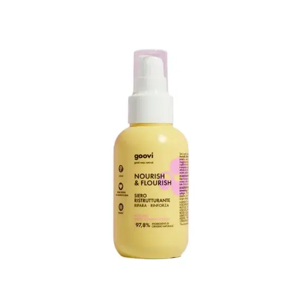 Goovi Nourish & Flourish Siero Ristrutturante Capelli 100 ml