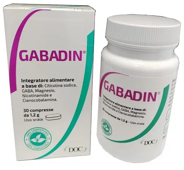 Gabadin Integratore per il Benessere del Sistema Nervoso 30 Compresse