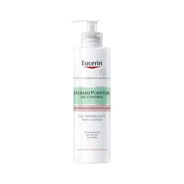 Eucerin Dermopurifyer Oil Control Gel Detergente Tripla Azione 400 ml