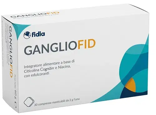 Gangliofid Compresse Masticabili per Benessere del Sistema Nervoso 30 Compresse