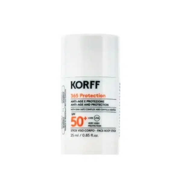Korff 365 Protection anti-age e protezione spf 50+ stick viso corpo 25 ml