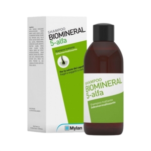 Biomineral 5-Alfa Shampoo Trattante Sebonormalizzante Capelli Grassi 200 ml