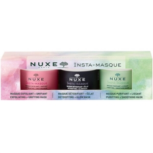 Nuxe Insta-Masque kit Trio Mini Maschere Esfoliante-Illuminante-Purificante 15ml