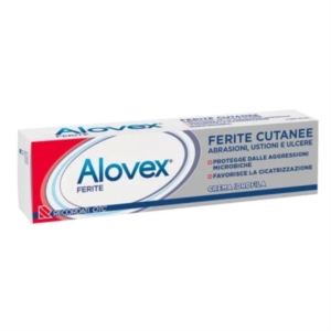 Alovex Ferite Crema Idrofila per Abrasioni Ustioni Ulcere 30 ml