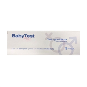 Baby Test Plus Test di Gravidanza per Autodiagnosi Semplice e Immediato 1 Pezzo
