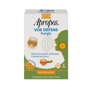 Apropos Vox Defens Gusto Miele Limone 20 Pastiglie per la Raucedine