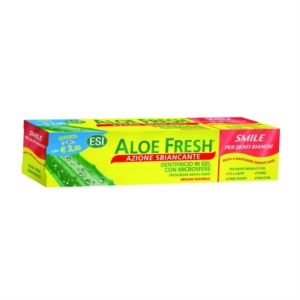 Esi Aloe Fresh Smile Dentifricio Sbiancante con Microsfere Menta Forte 100 ml