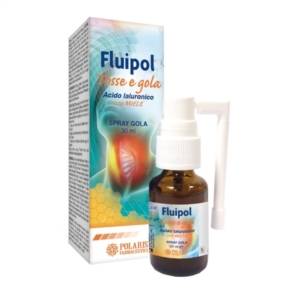 Polaris Fluipol Spray Orale con Acido Ialuronico e Miele per Tosse e Gola 30 ml