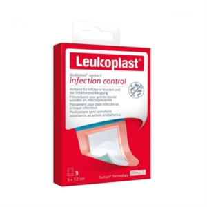 Leukoplast Sorbact Medicazione Assorbente 5x7,2 Cm 3 Pezzi