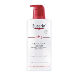 Eucerin Ph5 Detergente Fluido Viso e Corpo Pelle Sensibile e Secca 400 ml